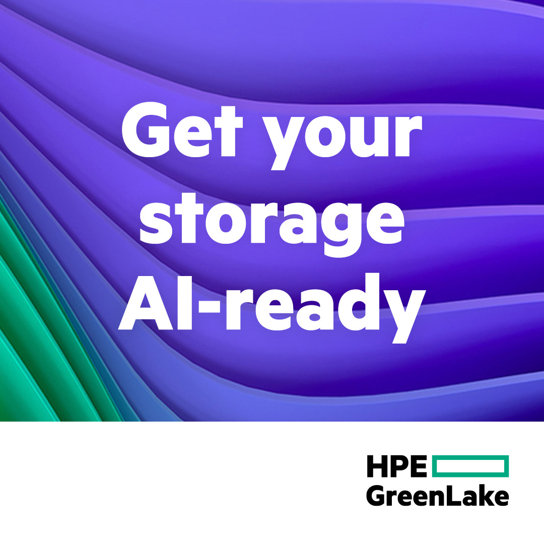 It’s time to take a different approach to AI for file storage with #HPEGreenLake for File Storage. You get scale-out file storage with enterprise performance, simplicity, and enhanced efficiency at AI scale. hpe.to/6018bom3a