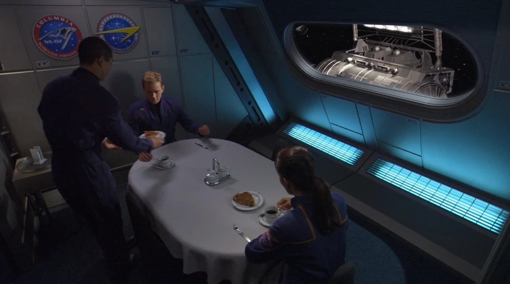 Enterprise convinced me that the best earth-based ship to model starships after isn't battleships, nor aircraft carriers, nor cruisers, nor anything like that. A starship is essentially a submarine by function. Enterprise modeling the interior on submarines hit different.