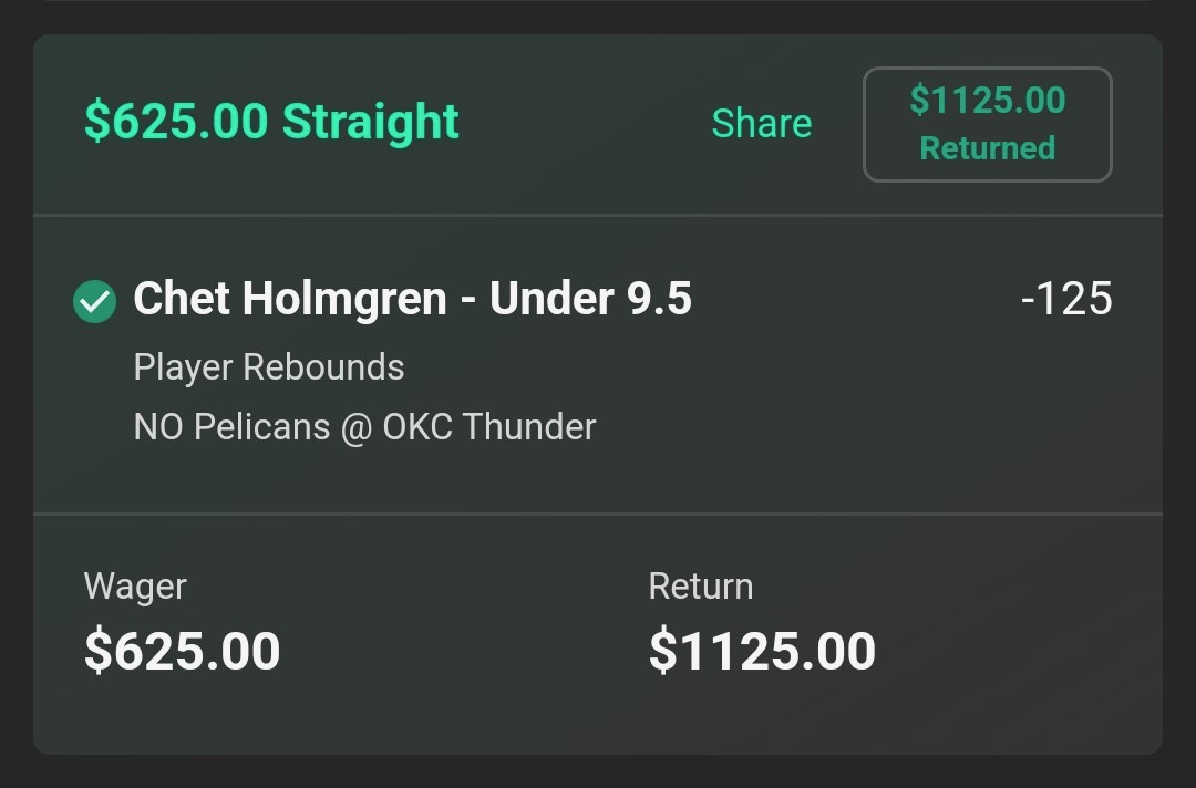 Sweeeeep 💰‼️ Holmgren u9.5 rebounds ✅ Giddey u6.5 rebounds ✅ Giddey u4.5 assists ✅ Nance Jr. u14.5 pra ✅ Herb jones u2.5 assists ✅ Valanciunas u11.5 rebounds ✅ Our discord went 6-0 on OKC Thunder vs NO Pelicans 👀 This NBA season we have won over 280+ units... Join our…