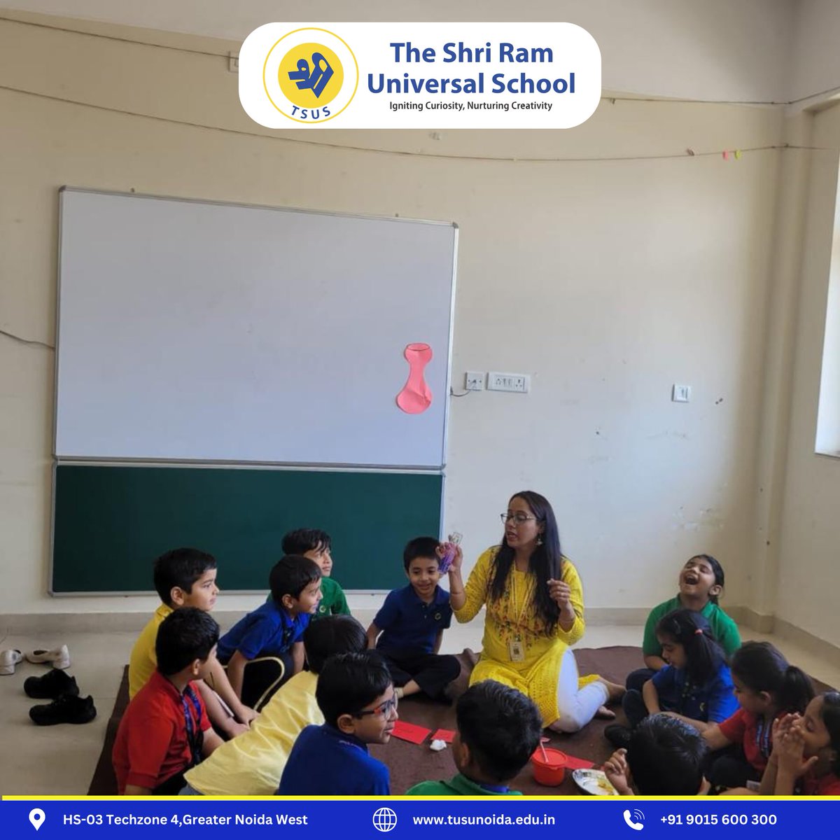 🌟 Students at The Shri Ram Universal School, Greater Noida (West) are delving into the fascinating realm of sensory perception! 🧠👀👂👃👅 🔍🎉 #SensoryExploration #HandsOnLearning #CuriosityUnleashed 🚀#TheShriRamUniversalSchool #greaternoidawest #greaternoida #noidaextension