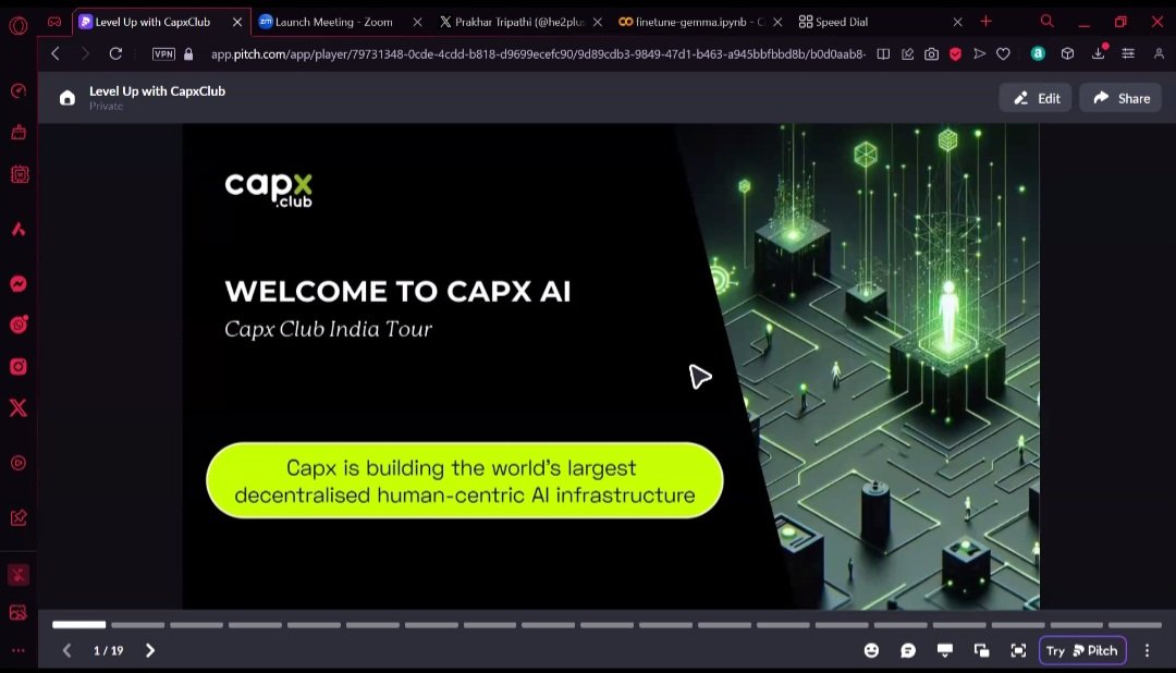 Session on AI and LLMs with <a href="/CapxCollective/">Capx Collective</a> 
<a href="/tyagicapx/">tyagi / capx.ai</a>