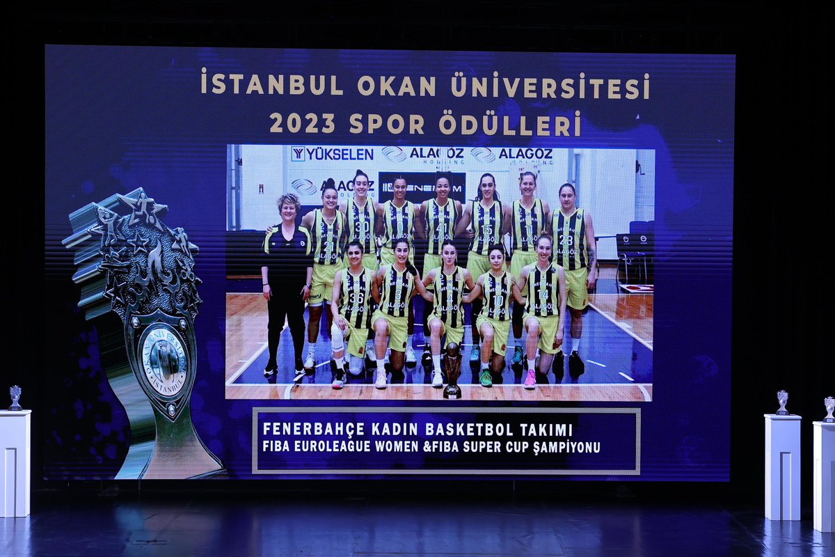 İstanbul Okan Üniversitesi 2023 Spor Ödülleri’nde ‘Sporda Yılın Onur Ödülü’nün sahibi Fenerbahçe Alagöz Holding! 💛💙 👉 fenerbahce.org/haberler/kulup…