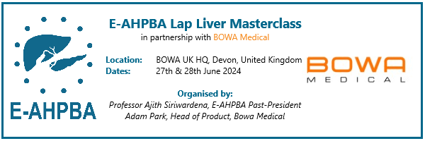 E-AHPBA Laparoscopic Liver Masterclass is back! 📅27 - 28 June 2024 📍Devon, UK 🌟intra-operative ultrasound, 🌟liver transection, 🌟utilising ultrasonic scalpels, 🌟mastering haemostats/sealants *Very limited spaces * Register now - eahpba.org/education-and-… @BOWAMEDICALUK