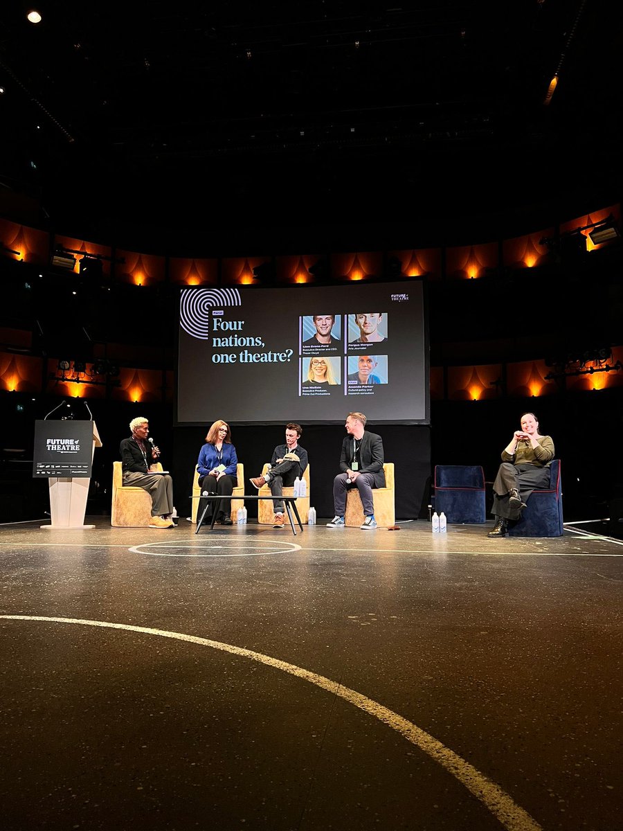 “Leaders that are prepared to look beyond their own walls and work together with other theatres to establish artists development pathways is essential” - @FergusMorgan #FutureOfTheatre 💡