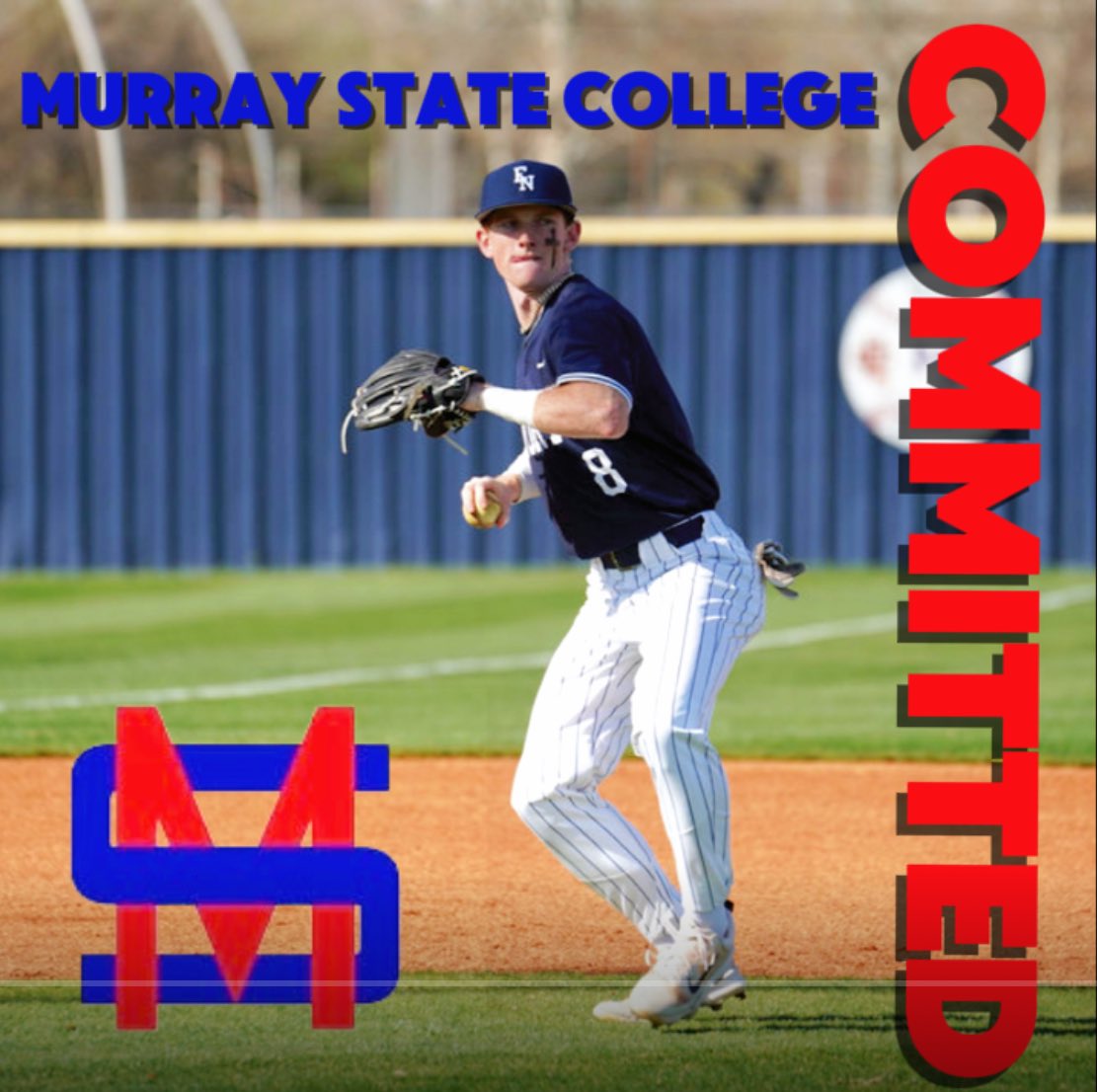 I am so grateful to have received an offer to continue my baseball career at Murray State! I want to thank my parents for supporting me through out my baseball career. I also want to thank all my coaches for investing their time into my baseball journey. Go Aggies!