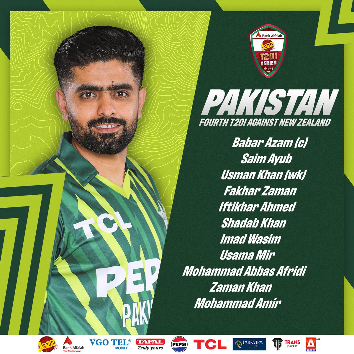 Five changes to our playing XI for the fourth T20I 👇 #PAKvNZ | #AaTenuMatchDikhawan