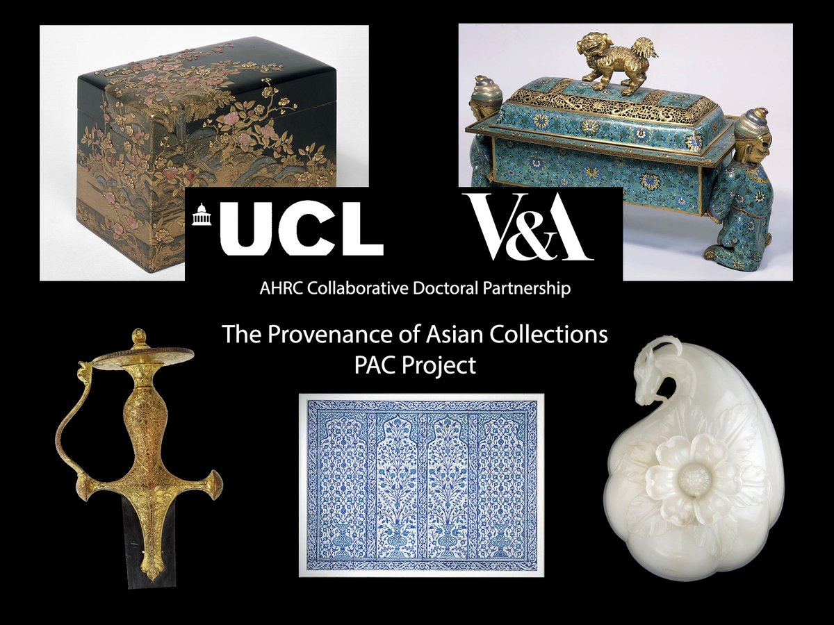 🌟 Exciting PhD opportunity! @UCL & @V_and_A are offering a fully funded doctoral studentship on the provenance of the V&A's Asia Collection. Open to home & international applicants. Start Oct 2024. Apply by 19 May 🎓🔍 tinyurl.com/3rdt5try #PhD #DigitalHumanities #Provenance