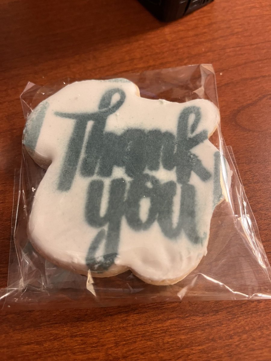 Sometimes it the little things!
#staffappreciation #thankyoucookiesarethebest