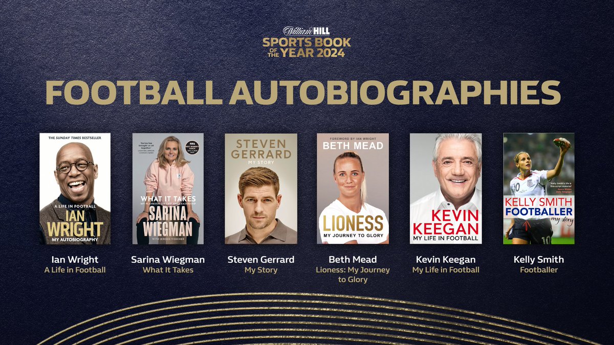 There's just 50 days to go until #EURO2024! 🏆🏴󠁧󠁢󠁥󠁮󠁧󠁿 England have experienced elation and heartbreak in the European Championships. Football autobiographies offer us a raw glimpse into the high-pressure experience of these tournaments. Check out some of the 𝒆𝒔𝒔𝒆𝒏𝒕𝒊𝒂𝒍