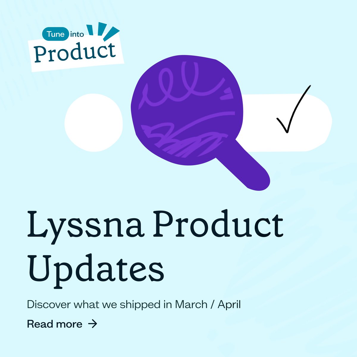 📣 There's been plenty going on this month, you won't want to miss these updates 🧵👇

#usabilitytesting #userexperience #usertesting #userresearch #designthinking #ux #lyssna #interviews #updates #update #survey #screener