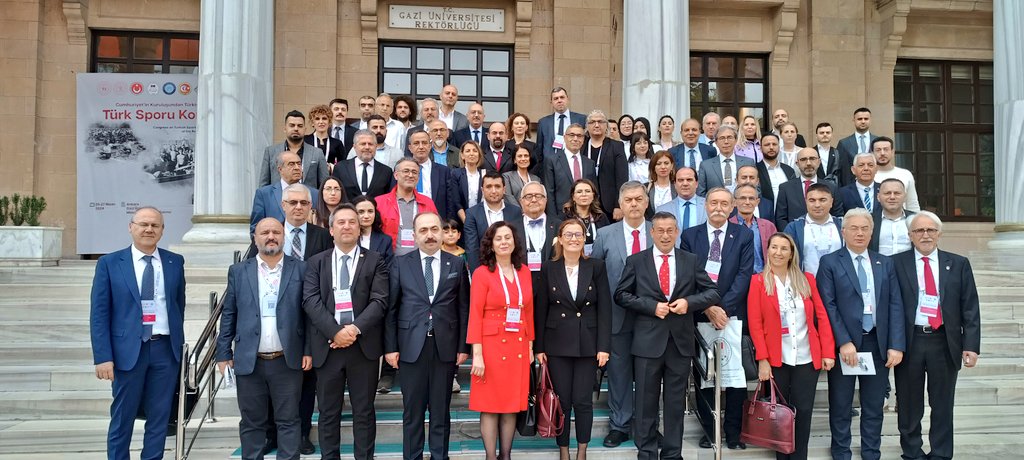 Kurumumuzun desteğiyle Gazi Üniversitesi ev sahipliğinde düzenlenen “Cumhuriyet’in Kuruluşundan Türkiye Yüzyılına Türk Sporu Kongresi” başladı.