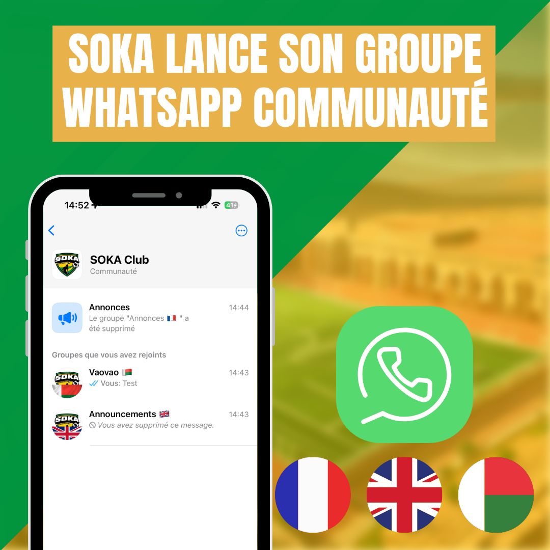 We are thrilled to announce the launch of our WhatsApp community, now available in French,  English and Malagasy! This is the place to receive translations of our social media posts in your language.🇲🇬🇬🇧🇫🇷 

📲 𝗝𝗼𝗶𝗻 𝘂𝘀 𝘁𝗼𝗱𝗮𝘆: chat.whatsapp.com/GhBQ6YgHRFyJJa…