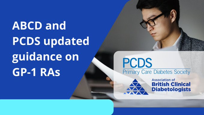 Updated guidance from ABCD and the @pcdsociety provides advice on selecting alternative glucose-lowering therapies when GLP-1 RAs used in the management of type 2 diabetes in adults are unavailable. Access the latest guidance 📄▶️ ow.ly/O1ll50R1qHZ