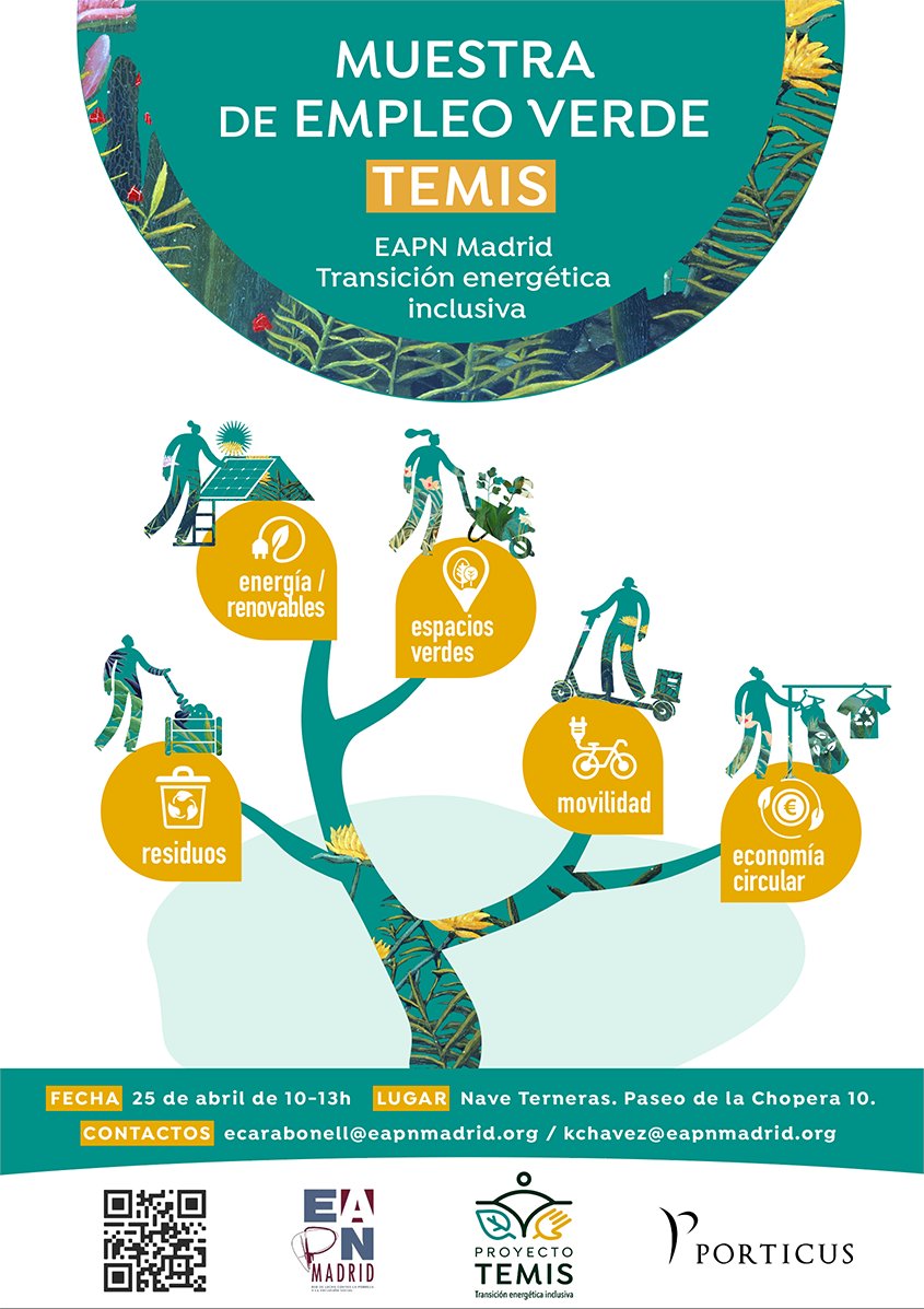 La Rueca Asociación (@laruecaas) on Twitter photo Hoy en la Muestra de Empleo Verde organizada por TEMIS desde <a href="/EAPNes/">EAPN España</a> Madrid ponemos en valor el trabajo de entidades sociales y sus participantes en iniciativas #formativas en #empleo #verde así como retos a los que nos enfrentamos. Con alianzas construimos un futuro más verde!🌿 Hoy en la Muestra de Empleo Verde organizada por TEMIS desde <a href="/EAPNes/">EAPN España</a> Madrid ponemos en valor el trabajo de entidades sociales y sus participantes en iniciativas #formativas en #empleo #verde así como retos a los que nos enfrentamos. Con alianzas construimos un futuro más verde!🌿