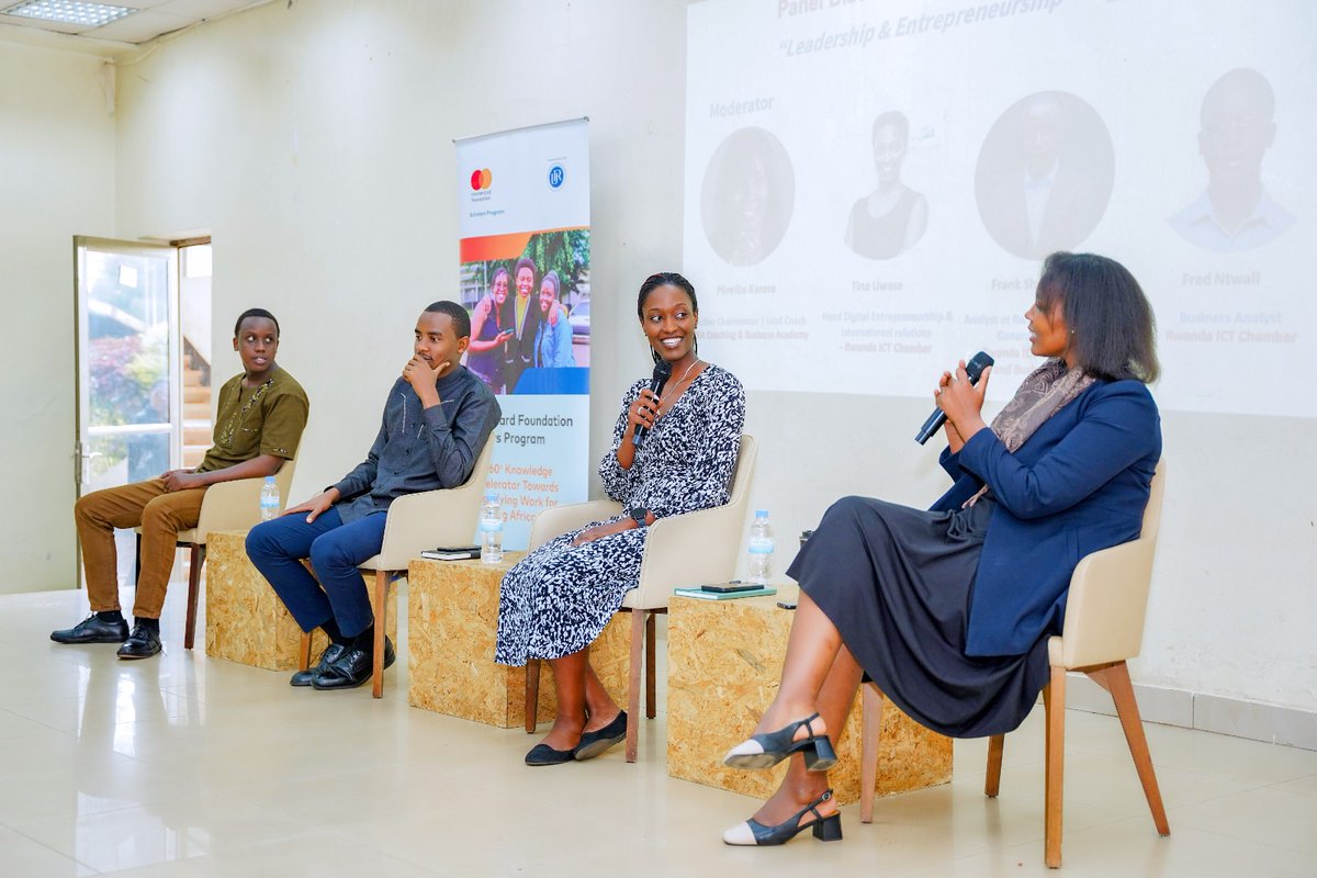 Gratitude to the @rwictchamber team for an inspiring session held yesterday with @MastercardFdn Scholars Program at UR! This is part of program Leadership & Learning events, aiming to boost confidence and sharpen scholars’ life skills; preparing them to seize work opportunities