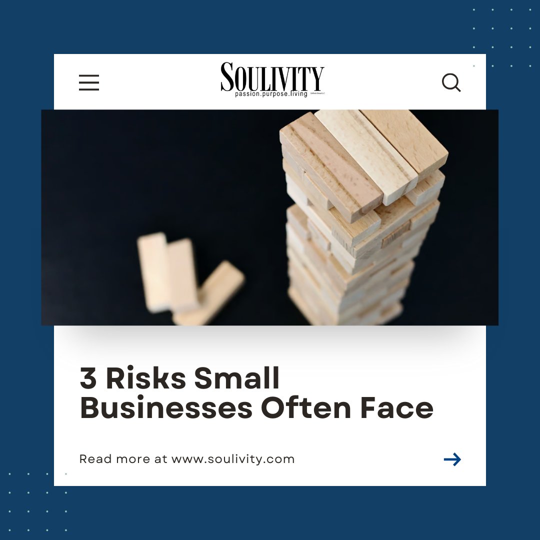 Stay informed and prepared to navigate the challenges of entrepreneurship with confidence.

Read more by tapping the link in our bio.

#SmallBusinessTips #RiskManagement #Entrepreneurship #BusinessSuccess #SoulivityInsights