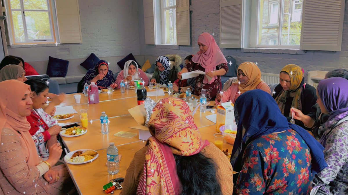 Today our #SukoonGroup (a group ran by our #Calderdale #Carers Wellbeing Service) had a get together to celebrate #Eid. The group all brought in food to share and had a lovely morning celebrating together.