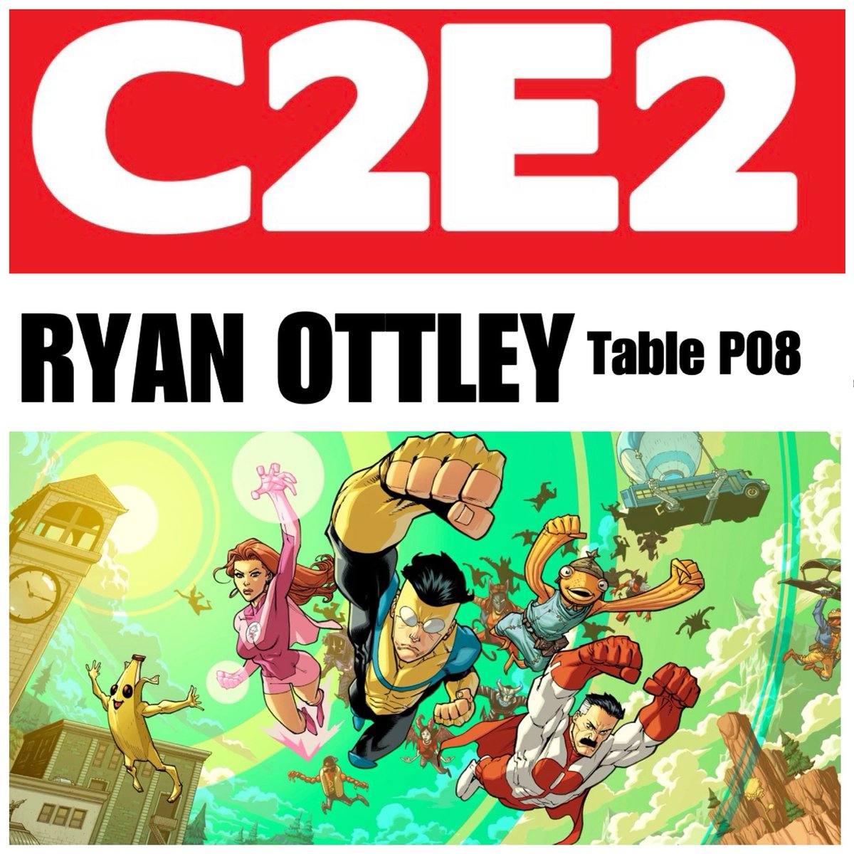 Been a while since I’ve attended the amazing @c2e2 convention! I’ll be there this weekend. Go to table P08 in Artist Alley to see my signing times and commission availability. See you soon, Chicago!
