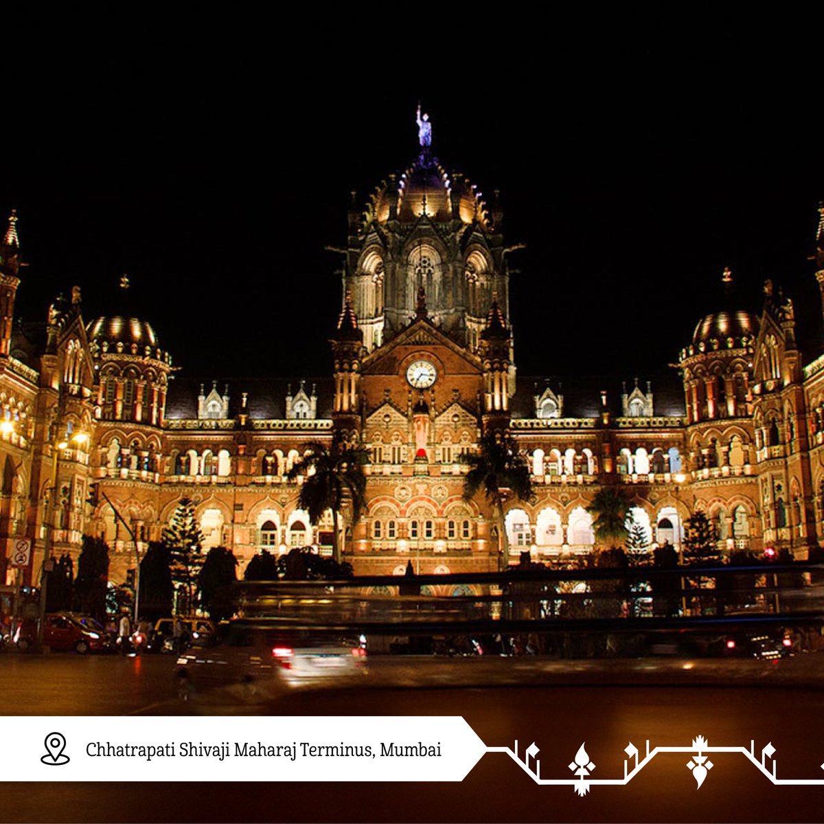 Chhatrapati Shivaji Maharaj Terminus (CSMT), previously known as Victoria Terminus (VT), is a stunning railway station located in the heart of Mumbai. The use of high-quality wood and stone adds to its majestic beauty.

Image Source: Flickr