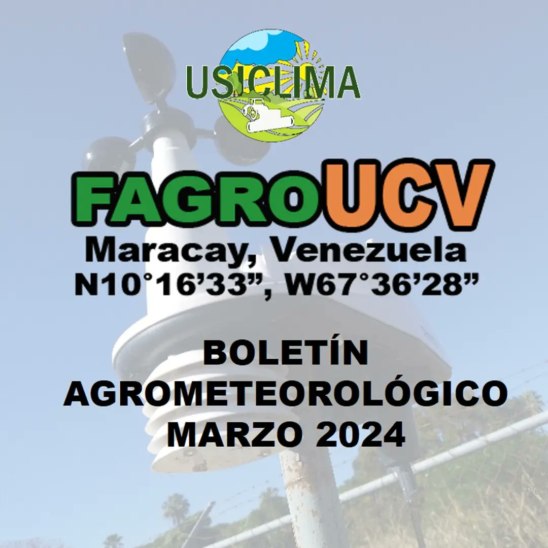 usiclima1's tweet photo. #clima #ucv #agroclima #agriculture https://t.co/id3kqUOqs9