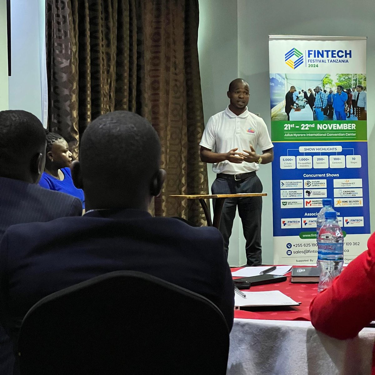 Today our team attended the City2City <a href="/FinTechTz2023/">Fintech Festivals Tanzania 2023</a> Strategic Breakfast Meeting where we delivered a presentation under the theme "Beyond Borders, Beyond Limits: Building a thriving Regional Fintech Ecosystem." which was led by our Cloud Solutions Architect Anaph Mbawala.

In