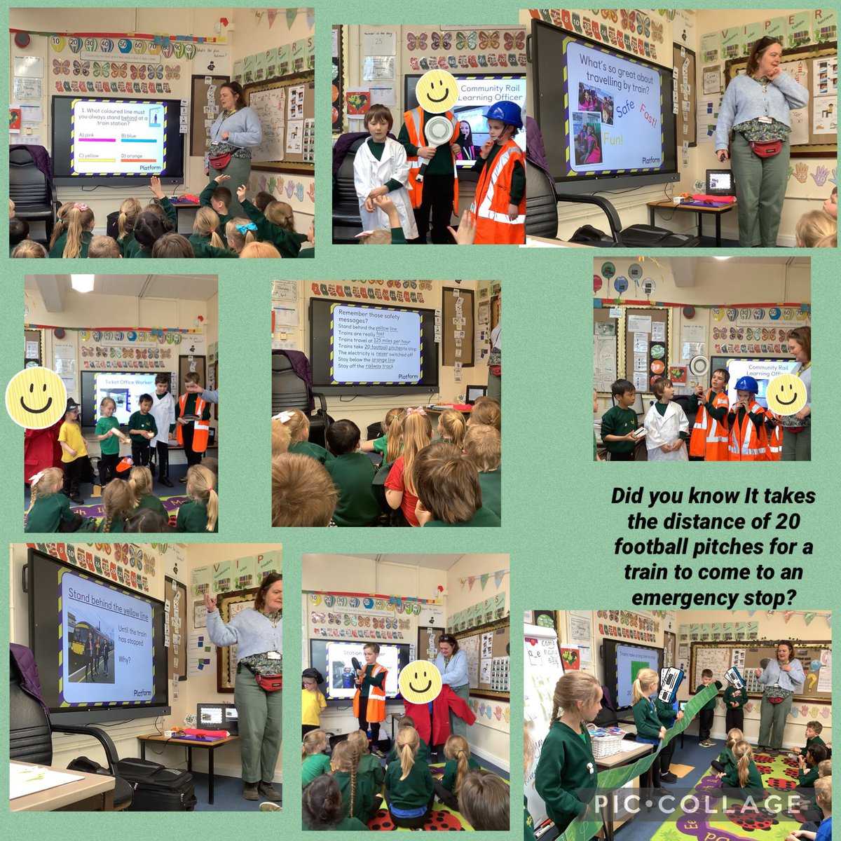 Metis and Atlas class had a visit today from @TransWiltsCIC @platform_rail for their pre travel workshop. Where they learnt all about how to be safe on the train when travelling to Weymouth. We can’t wait for our trip on Monday 🚝🛤🏖