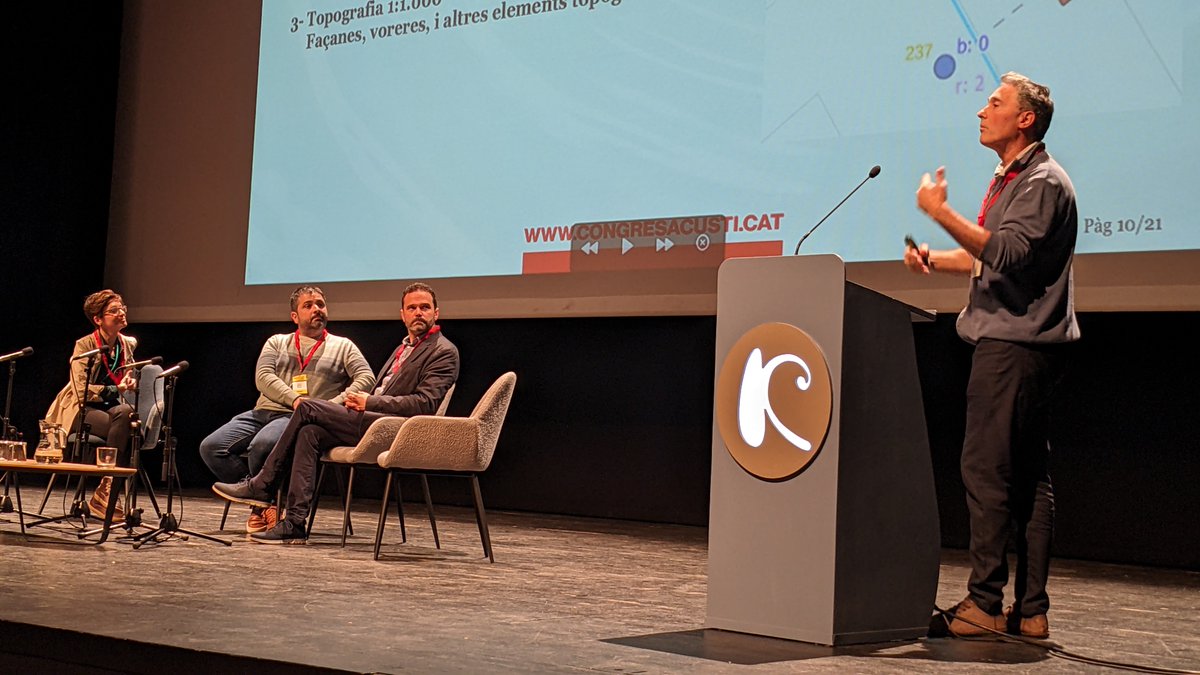 acusti_cat's tweet photo. Parlem de la necessitat d'incorporar les terrasses d'establiments de restauració als mapes estratègics de soroll. Com ho fem, quins resultats obtenim i normativa

📌 Amb Laura Zapata i Javier Casado @barcelona_cat, Carlos López @qgises i Sergi Soler @acusticscat

#ACUSTICAT2024 https://t.co/n4bqtOEdK7
