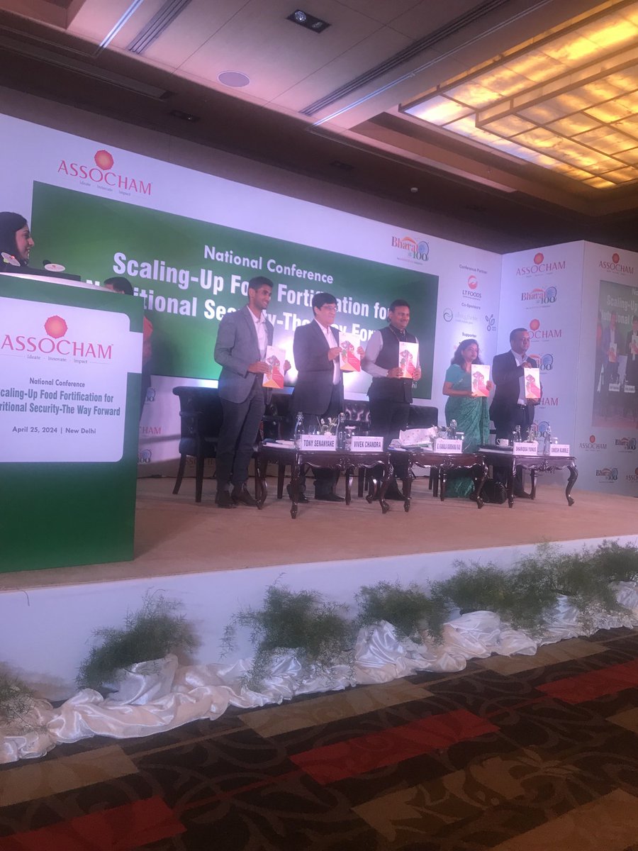 My gratitude to stakeholders and ASSOCHAM for learning on Food Fortifications for nutritional security.Indian Food program and World Food program in association with stakeholders have overview on strategies, actionable points on nutritional deficiencies and way forward .