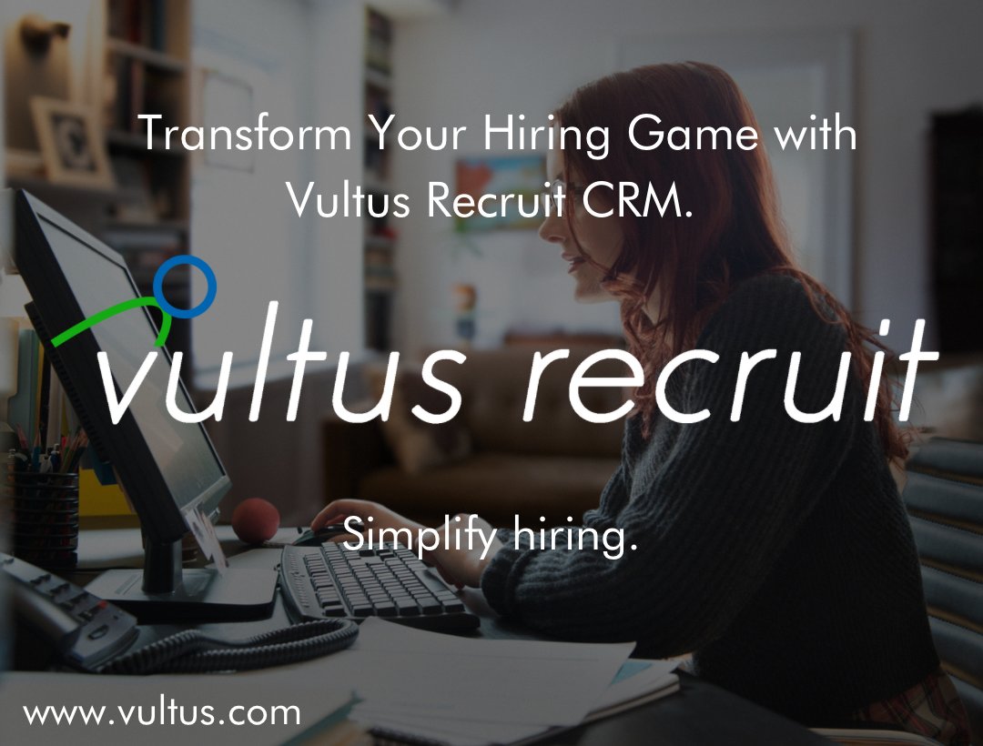 Streamline your hiring process with Vultus Recruit CRM! Manage relationships with existing and potential candidates, stay connected, and boost profitability with ease.

#Vultus #HiringProcess #RecruitmentCRM #VultusRecruit #CandidateRelationships #CandidateManagement