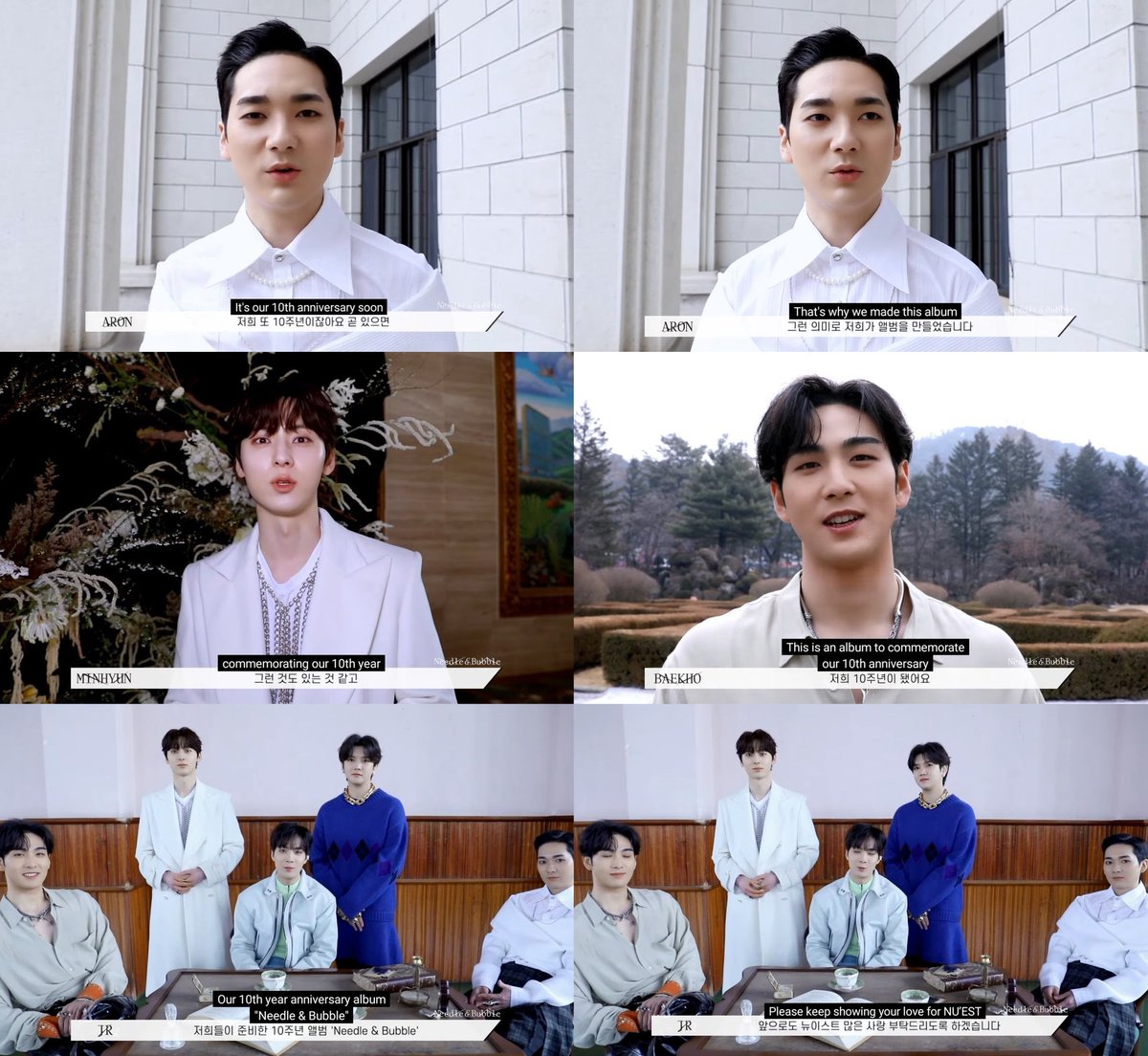nuesvtgemini's tweet photo. i’m waiting for the “tea” that could explain why nuest suddenly disbanded 🙂 

like why the album prepared for their 10th debut anniversary suddenly changed into “disbandment” album?

why pledis prepared many things to celebrate their 10th anniv only to had them disbanded a day before the anniv?? the bus anniv was well prepared, that went into 5 directions from nuest compass?

why aaron said “once the decision was made for us”, how can i live in peace knowing they were anxious before the disbandment 🙃🙃