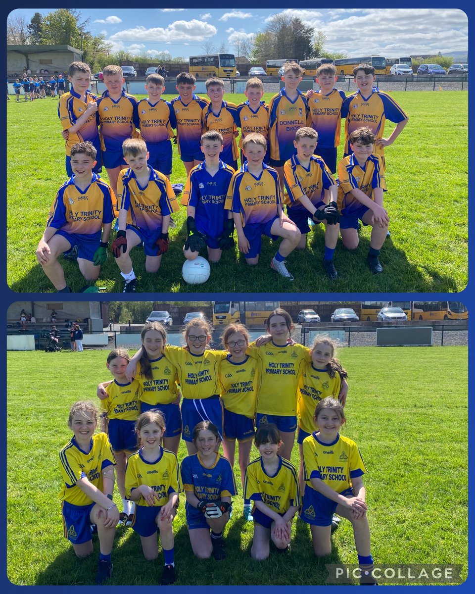 Well done to the boys and girls football teams who took part in the 'Fermanagh Mini Sevens' competition in Derrygonnelly. Both teams showed great determination and drive throughout. Our girls lost out in the semi finals, our boys were beaten in a tough final, in extra time. 🏐👏