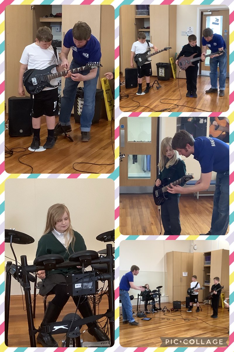 The children really enjoyed their first lesson with Oliver from Rock Steady yesterday afternoon. They chose their own band name and song that they would like to learn. We can not wait to see the progress that these budding Rock Stars are going to make. Keep on Rocking! @ExceedLP