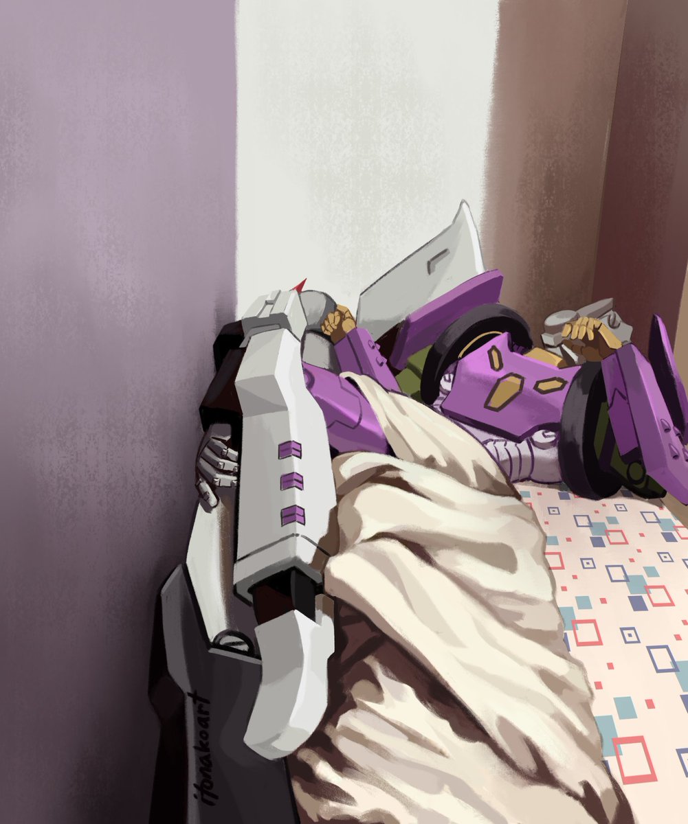 what if early in their partnership they had a cot at the side for late nights but prowl immediately got bigger beds after getting clocked #taraprowl