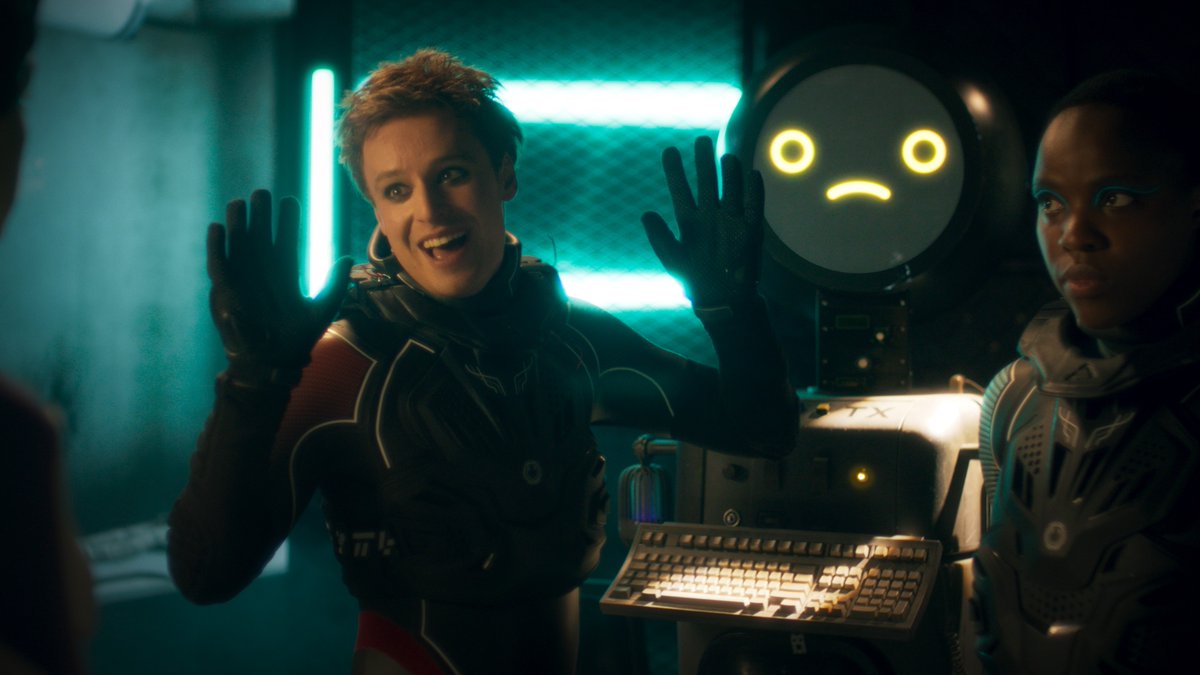 🚀🪩 In a Galaxy not so far away . . . Filmed in Northern Ireland with support from @NIScreen, the live action/ animation Galaxy Dance comes to @bbcthree and @BBCiPlayer on Monday 6 May - think Eurovision, but with dance . . . and set in space 💃🕺➡️ tinyurl.com/2rcx4wap