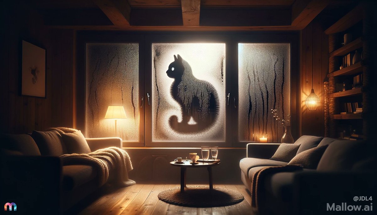 JDL4_'s tweet photo. 📜Prompt Share 🚨💧Condensation Art💧

✨With intriguing backgrounds! #Dalle3HD

🎨Made on #MallowAI 

Prompt:
Capture an evocative image where condensation on a window naturally forms the shape of [RECOGNIZABLE OBJECT/PERSON/ANIMAL]. The condensation should be detailed enough to clearly resemble the [RECOGNIZABLE OBJECT/PERSON/ANIMAL], serving as the focal point of the photograph. Ensure the composition is such that the shape is central and prominent, with a [RELEVANT OUT OF FOCUS BACKGROUND] visible through the window, adding context and enhancing the thematic depth of the image. The lighting should subtly highlight the moisture patterns, enhancing the visual impact and clarity of the condensation shape. This setup should not only capture the whimsical or poignant appearance of the condensation art but also evoke the atmosphere or emotion associated with the scene portrayed.

👩‍🎨Try it in DREAM on Mallow today, or use image generator of your choice! 

🔍Check ALTs for prompts variations👇 Scroll for more stuffed animal art for inspiration! ✨

#PromptShare #PromptChallenge #AIArt
