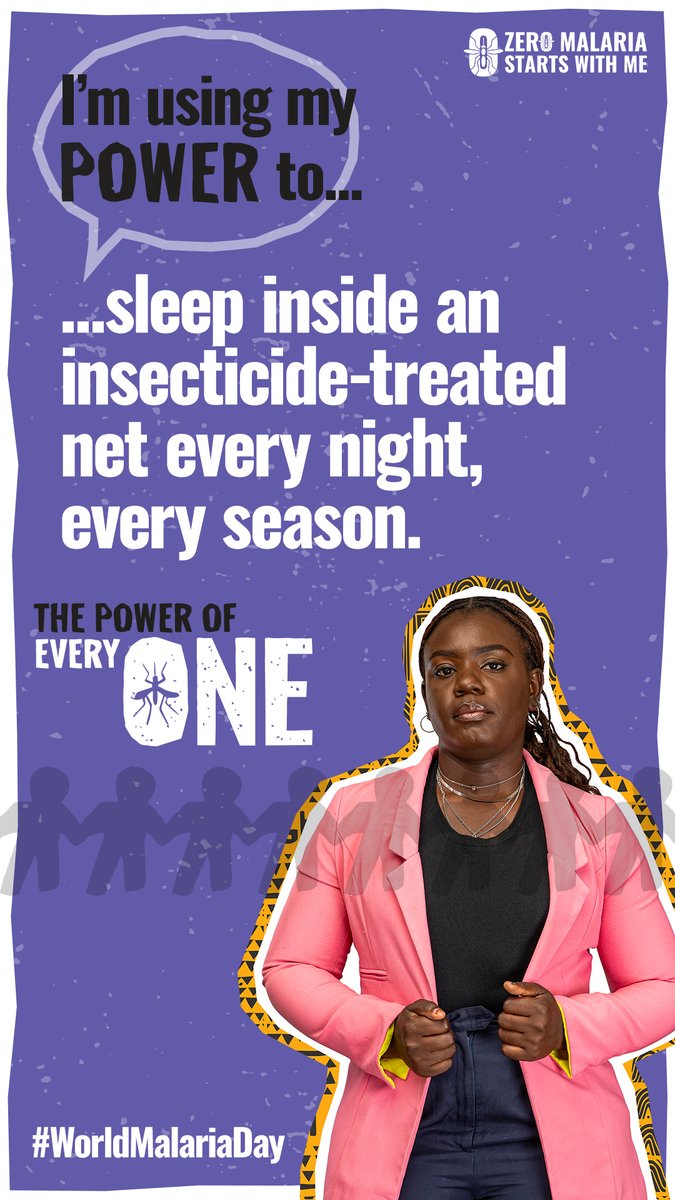Do you know the signs and symptoms of malaria?! 🤒 It's up to each and everyONE of us to protect ourselves and to speak up.

This #WorldMalariaDay, share how you'll use your POWER to help get Kenya 🇰🇪 to #ZeroMalaria 👇👇 
bit.ly/3UhACqR