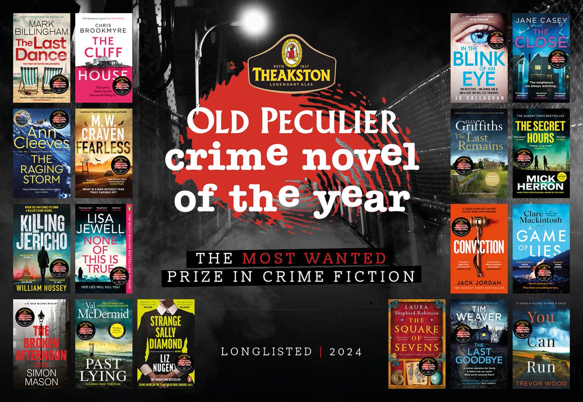Huge congratulations to all the crime authors shortlisted for @HarrogateFest' @TheakstonsCrime Novel of the Year, with a special shout out to my fellow @TheD20Authors pal @TrevorWoodWrite. Fantastic achievement! #crime #CrimeThriller #booktwitter #CrimeFiction #mustread