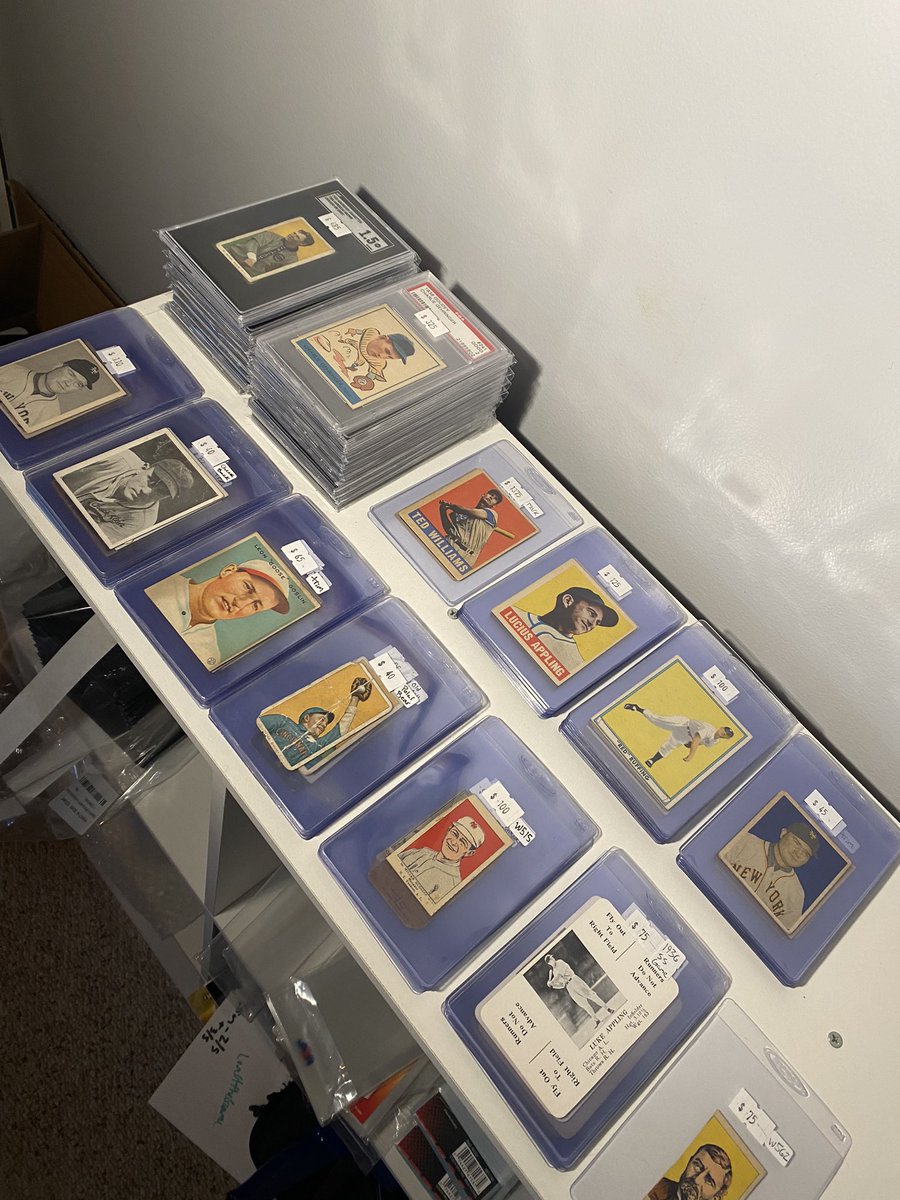 PRE-1950 SALE

1909-1949

Lots of new pickups in here

Posting closer pics with prices attached to this post

RTs appreciated 👊👊