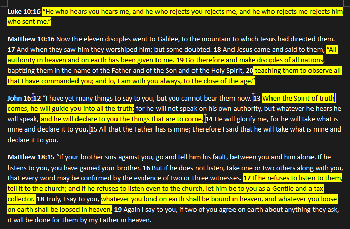 agent404NF's tweet image. It all boils down to the authority of Christ’s church built upon Peter. You reject that authority, you reject Jesus.