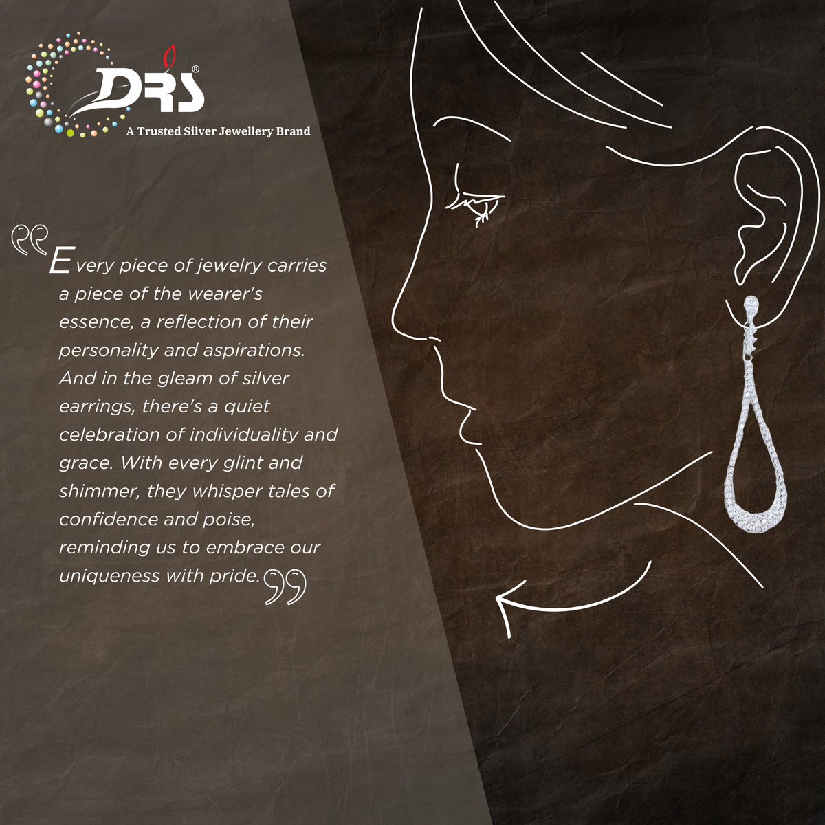 Every piece of jewelry carries a piece of the wearer’s essence, a reflection of their personality and aspirations.
.
.
#silver #earrings #drs #jewellery #adorned #tweet #silverattire #jewels #silverearrings #silverornaments #ornaments #drssilver