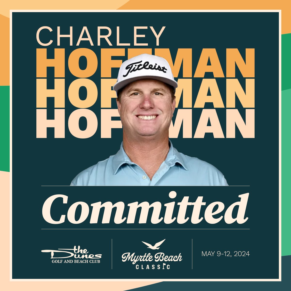 Welcome to the Myrtle Beach Classic! Cameron Champ – A 3-time winner on the PGA TOUR Daniel Berger – A 4-time winner on the PGA TOUR, 2014-15 PGA TOUR Rookie of the Year Charley Hoffman – A 4-time winner on the PGA TOUR Visit myrtlebeachclassic.com to get your tickets.