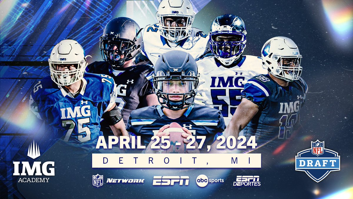 Tonight’s the night dreams come true. It's #NFLDraft Day. Tune into #NFLDraft coverage to witness the moment when our IMG Academy Alumni hear their names announced! 🏈 📞👀