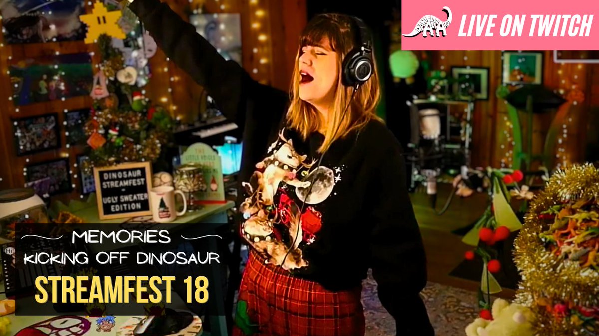 Dinosaur Streamfest 19, my community #stream festival that features 30 #streamers from my #Twitch community is happening in TWO DAYS. Here is a little hype #highlight to prepare you. Come get excited with us #LIVE now! twitch.tv/danielleallard Full video: loom.ly/lXMR-GA