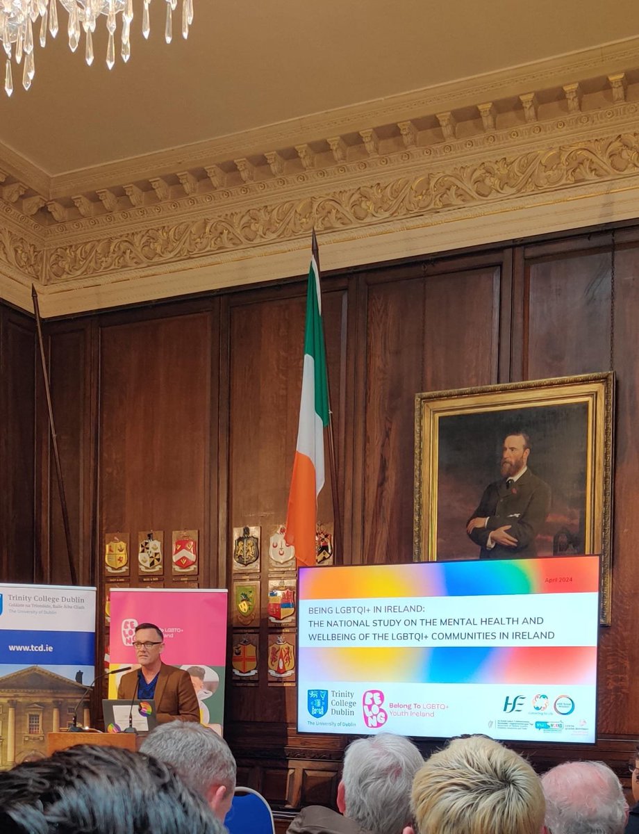 Focus Ireland was delighted to attend the launch of 'Being LGBTQI+ in Ireland' report by BelongTo and @tcddublin. Focus Ireland's Paul Kelly was on the research advisory group and housing & homelessness were captured in the research for the first time in this year's report.