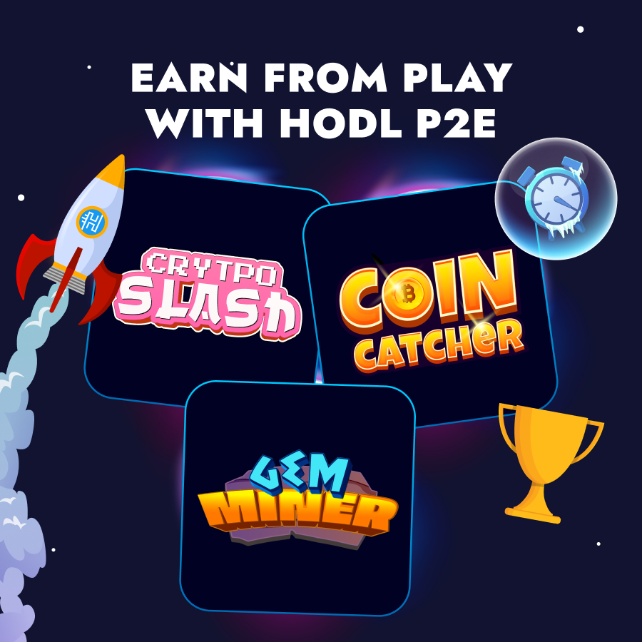 Who's ready to earn $HODL with the upcoming Play-to-Earn gaming we're about to launch!? 🕹️🎮🚀

👉 hodltoken.net/play-to-earn

#HODL #PlayToEarn #Play2Earn #P2E #P2Egame #P2Egames #NFTgame #NFTgames #NFTgaming #BSC #BNB $BNB #DeFi #BSCgem #BSCgems