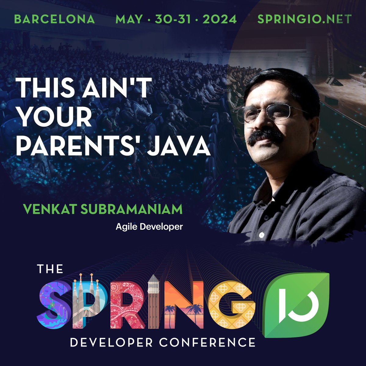 ☕️ Join @venkat_s, get ready to dive into some of the recent changes of Java that are both fun and powerful to use and learn how you can benefit from these. #springio24