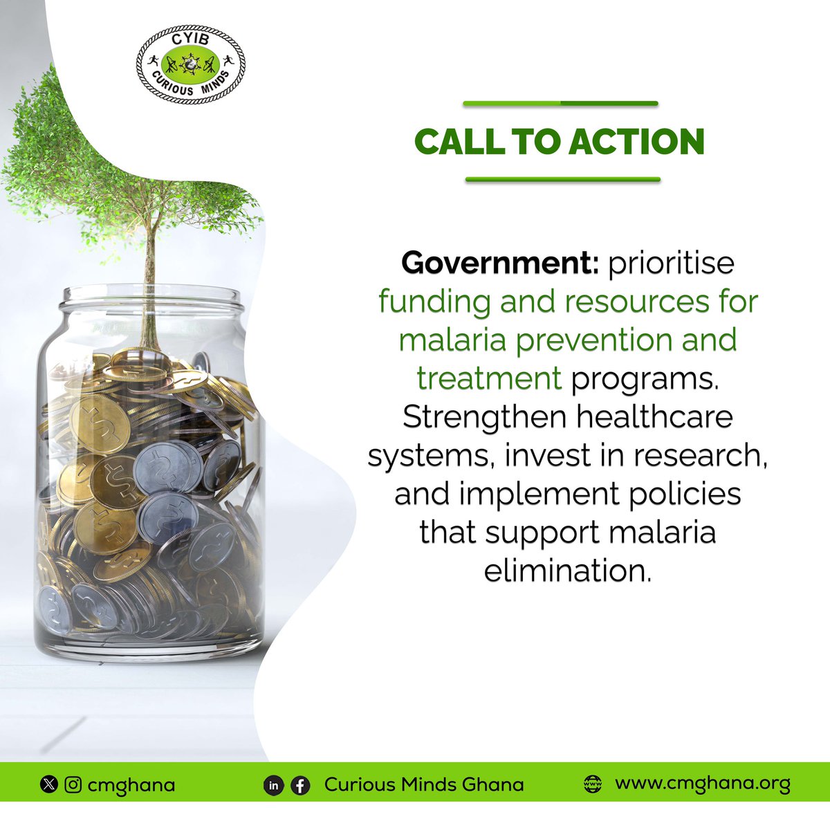 En0chEssandoh's tweet photo. Government, it is time to prioritise the health sector by funding malaria prevention and treatment programs, strengthening healthcare systems, investing in research and implementing policies that support malaria elimination.
 
#WorldMalariaDay #EndMalariaDay #SDG3 #CMGhana https://t.co/X1v3I2m7Ec