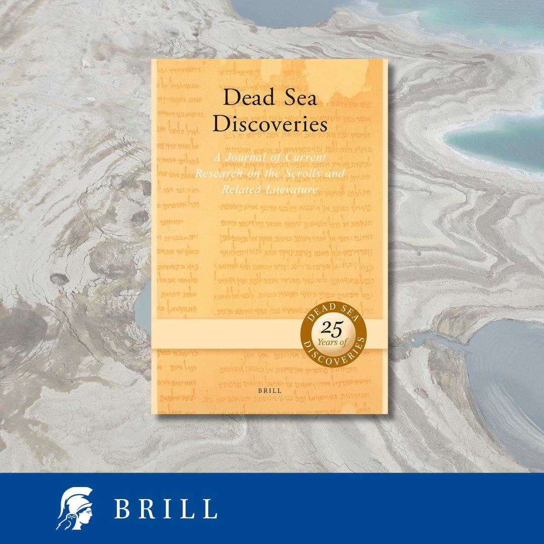 Dive into #DeadSeaScrolls research with the latest edition of the Dead Sea Discoveries journal. Uncover ancient wisdom and explore Judean Desert finds: brill.ws/3UctaNz

#JewishStudies