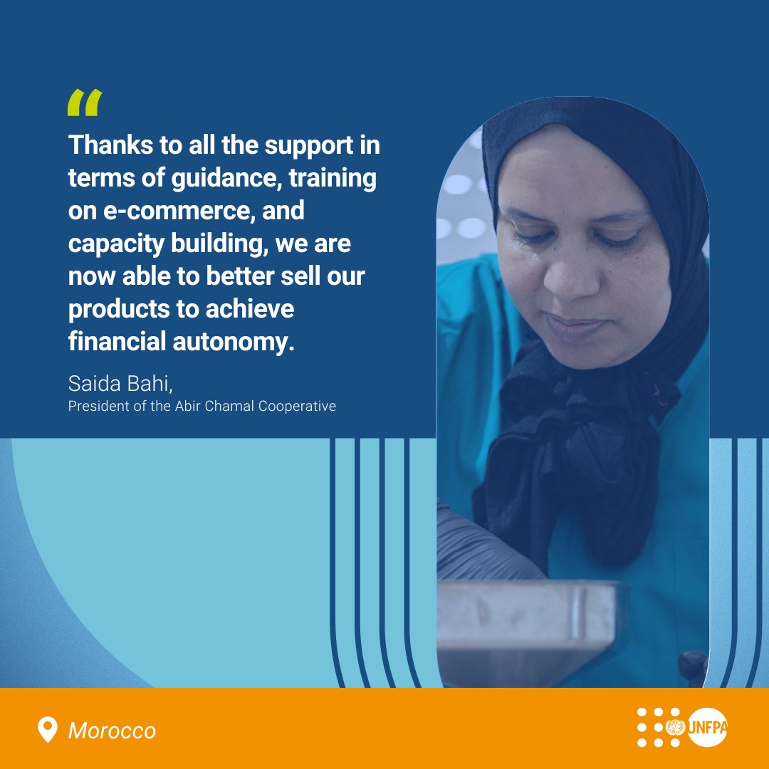 UNFPAMaroc's tweet image. The resilience of hundreds of women has been strengthened through the #ProjectACCESS implemented in 🇲🇦 with the support of @unfpa and 🇩🇰.

More: morocco.unfpa.org

@DKinMorocco 
@UNFPA_Nordic 
@ONUMaroc
