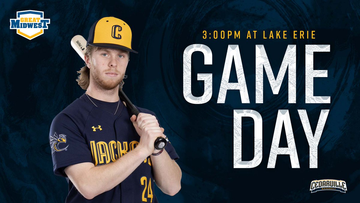 GAME DAY! @CUJacketsBase at the Lake Erie College Storm in Painesville, Ohio! ⏰ 3:00 PM | ⚾️ @GreatMidwestAC doubleheader 📊 LIVE STATS: bit.ly/4bdLDQP 📺 LIVE VIDEO: bit.ly/CUJacketsLive 🙏 #ForHim ⚾️ #BackTheJackets #StingEm